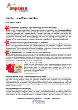 Grächen - ein Wintermärchen