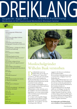 Dreiklang 44 Umbruch.indd - Musikschule Meckenheim Rheinbach