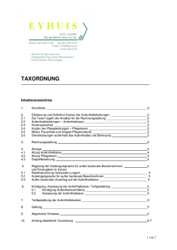 neueTAXORD, ab 01.07.2015