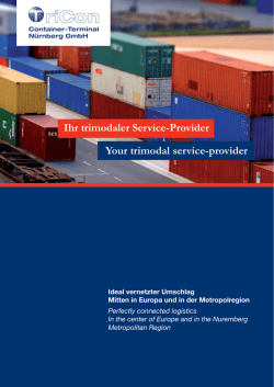 Ihr trimodaler Service-Provider Your trimodal service