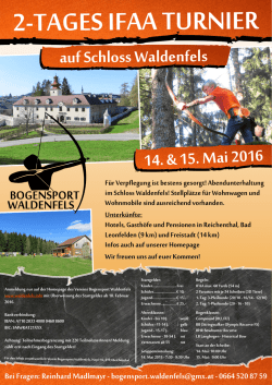 IFAA Turnier Waldenfels