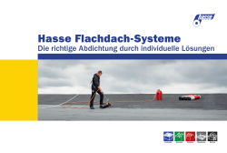 Flachdach-Systeme