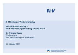 Dr. Andreas Hasse, R+V-Versicherung, Wiesbaden