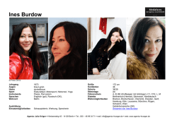 Ines Burdow - Agentur Julia Kr&uuml;ger