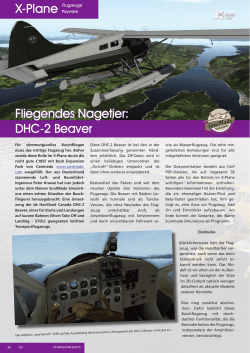 Fliegendes Nagetier: DHC-2 Beaver X-Plane Payware