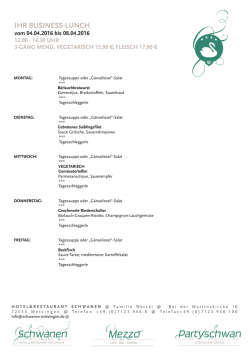 Business-Lunch KW 14