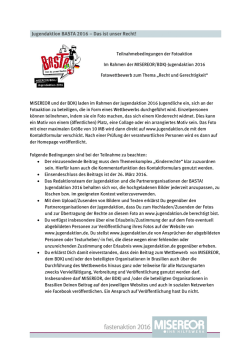 Jugendaktion BASTA 2016 &ndash; Das ist unser Recht!