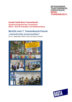 Bericht zum 7. Tannenbusch-Forum - Bonn Neu