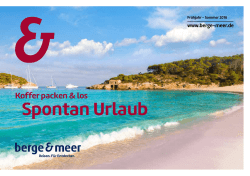 Spontan Urlaub