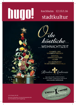 2015 12 Hugo Magazin Forchheim