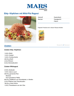 Ebly- K&ouml;pfchen mit Wild