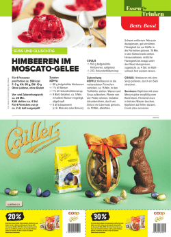 himbeeren im moscato-gelee
