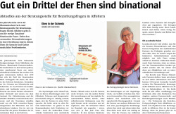 Gut ein Drittel der Ehen sind binational