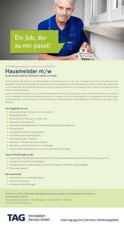 Ein Job, der zu mir passt!