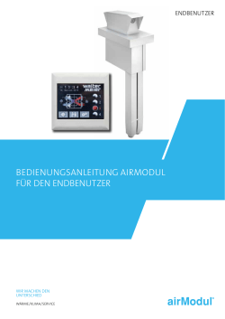 bedienungsanleitung airmodul f&uuml;r den endbenutzer