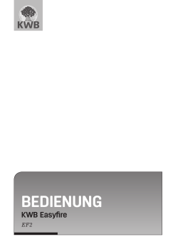 BEDIENUNG - Kammerer - Heizung