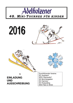 48. MINI-TOURNEE FÜR KINDER