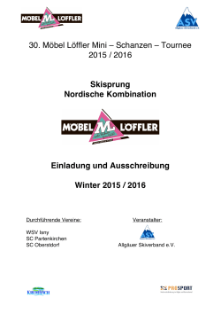 30. Möbel Löffler Mini – Schanzen – Tournee 2015 / 2016 Skisprung