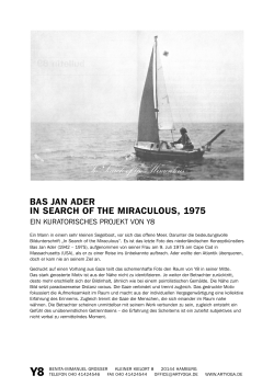 bas jan ader in search of the miraculous, 1975