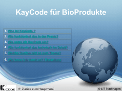 KayCode Konzept