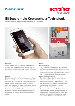 v BitSecure - die Kopierschutztechnologie ()