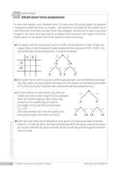 Inhalt einer Urne analysieren