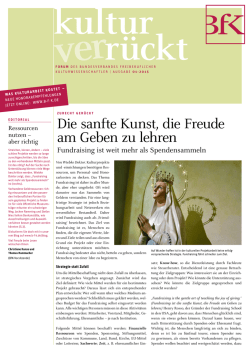 Die sanfte Kunst, die Freude am Geben zu lehren