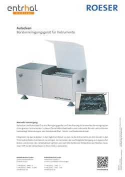 Autoclean Bürstenreinigungsgerät für Instrumente