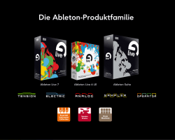 Die Ableton-Produktfamilie