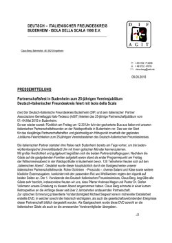 Pressemitteilung Partnerschaftsfest 2015[...]