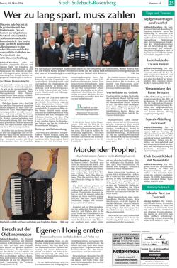 Eigenen Honig ernten Mordender Prophet