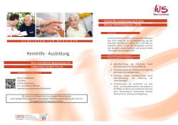 Heimhilfe - Ausbildung