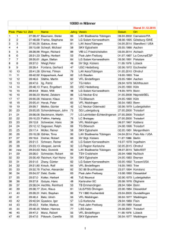 10000 m Männer