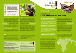 Infoblatt - Make Chocolate Fair!