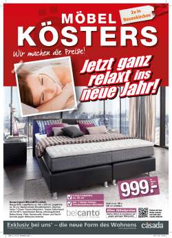 Jetzt ganz relaxt neue - moebel