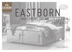 Eastborn Preisliste 2016