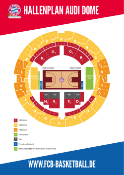 hallenplan audi dome - FC Bayern Basketball
