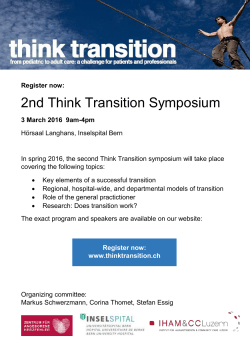 2nd Think Transition Symposium