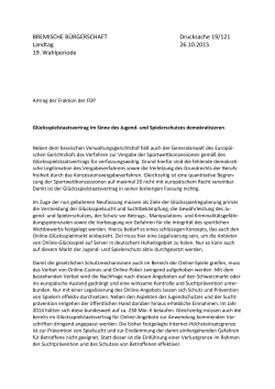 Antrag der Fraktion der FDP