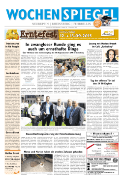 in zwangloser Runde ging es auch um ernsthafte Dinge