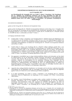DVO (EU) KOM - 2015/1748 - Infodienst