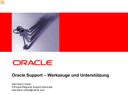 Oracle Support