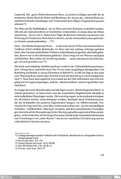 guten Räuberhauptmann Rose„ als positive Leitfigur und stellt ihn als
