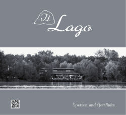 Speisen und Getränke - Restaurant Il Lago am Stadtwaldsee in
