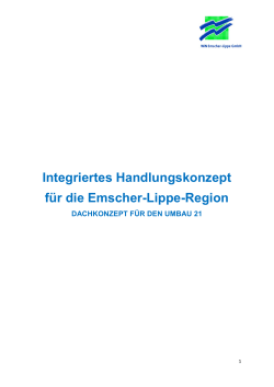 Integriertes Handlungskonzept f&uuml;r die Emscher-Lippe
