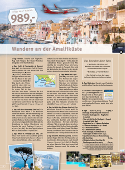 Wandern an der Amalfiküste - Hauser