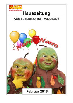 Hauszeitung - ASB