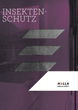 INSEKTEN- SCHUTZ
