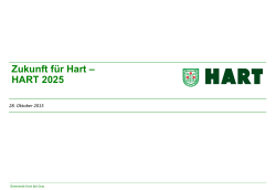 Zukunft für Hart – HART 2025