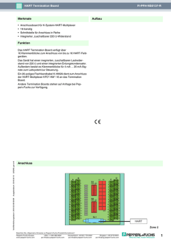 FI-PFH-NS0137-R HART Termination Board